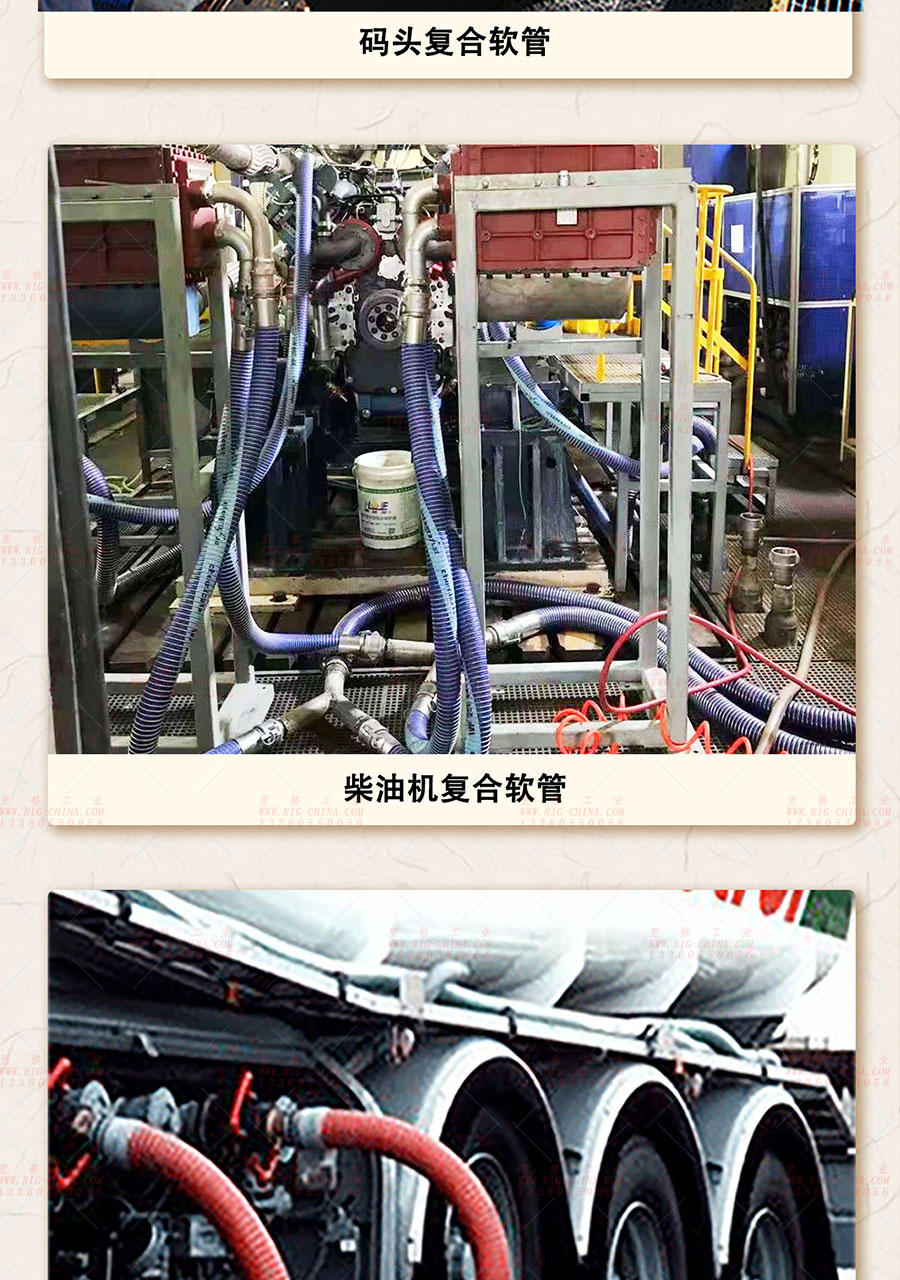 碼頭卸油復合軟管